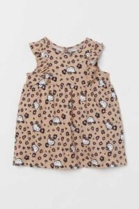 H&M - Printed Flounced Dress Hello Kitty