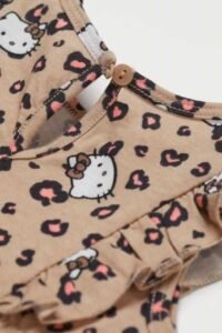 H&M - Printed Flounced Dress Hello Kitty - Image 3
