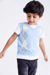 Next - Argyle Knitted Tank & T Shirt Set