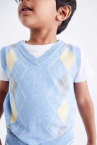 Next - Argyle Knitted Tank & T Shirt Set - Image 2