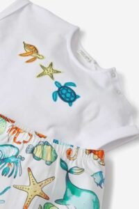 Next - Organic Cotton Sea Life T-Shirt And Legging Set - Image 2