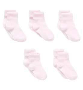 Mothercare - Pink Tot Socks - 5 Pack