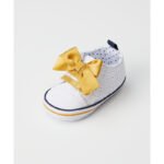 Mothercare - white broderie pram shoes - Image 3