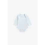 MOTHERCARE - blue animal-print bodysuits - 5 pack - Image 5