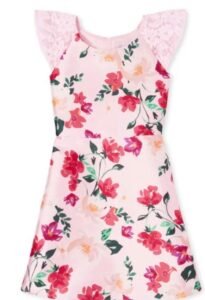 Children's Place - Pink Floral Dress - Image 2