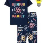 The Children's Place - Short Sleeve Top and Pants Snug Fit Cotton 2 Piece Pajama Sets