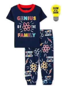 The Children's Place - Short Sleeve Top and Pants Snug Fit Cotton 2 Piece Pajama Sets
