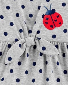 Carters - 2-Piece Polka Dot Top & Ladybug Legging Set - Image 2