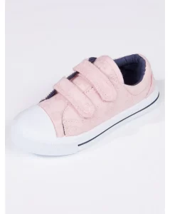 Mothercare - Pink Broderie Canvas Trainers - Image 4