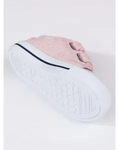 Mothercare - Pink Broderie Canvas Trainers - Image 2