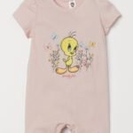 H&M - Printed all-in-one pyjamas