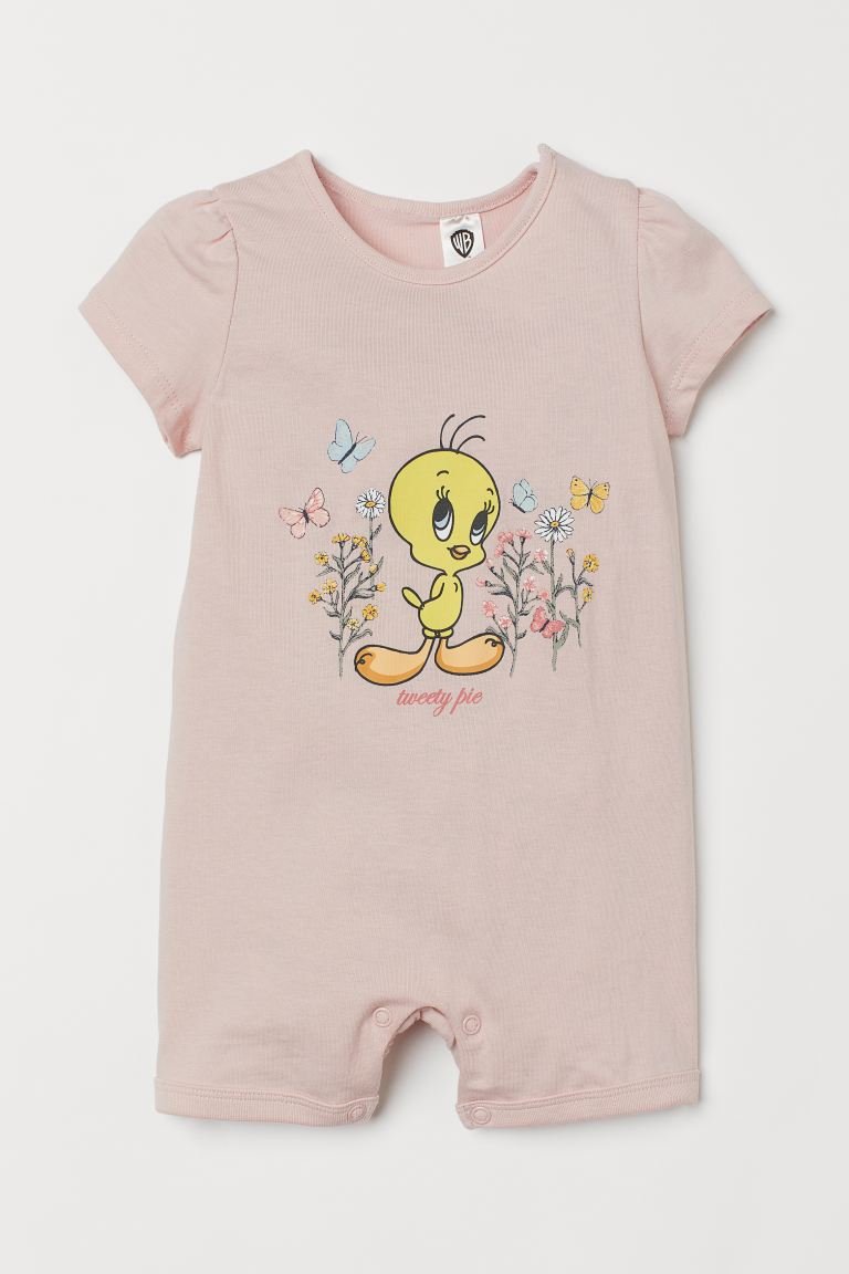 hmgoepprod (16) H&M - Printed all-in-one pyjamas - Image 1