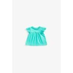 MOTHERCARE - Green frill t-shirt