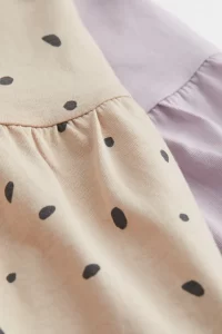 H&M - 2-pack cotton jersey dresses - Image 2