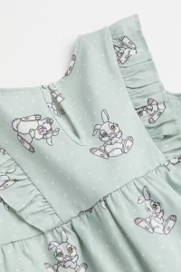H&M - Printed flounced dress