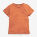 Next - Rust Orange Short Sleeve Plain T-Shirt