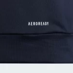 ADIDAS - SALAH AEROREADY FOOTBALL-INSPIRED FULL-ZIP HOODED JACKET BLUE - Image 4
