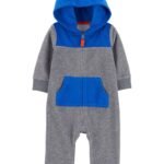 Carters - Hooded Fleece Jumpsuit