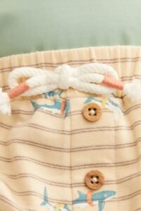 Next - FatFace Baby Red Crew Shark T-Shirt And Leggings Set - Image 4