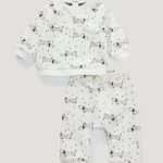 Matalan - Unisex Dog Print Sweatshirt & Joggers Set