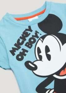Matalan - Unisex Blue Disney Mickey Mouse T-Shirt - Image 2