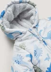 Matalan - Unisex Watercolour Dinosaur Snowsuit - Image 2