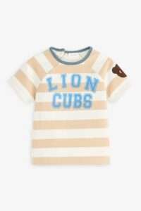 Next - Green/Yellow Printed Baby 3 Pack Animal T-Shirts - Image 6
