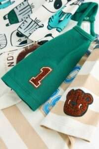 Next - Green/Yellow Printed Baby 3 Pack Animal T-Shirts - Image 4