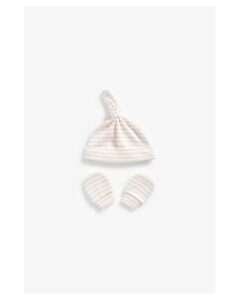 Mothercare - 8 Piece Set Printed And Striped - Pink - Image 4