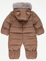 George - Tan Hooded Snowsuit - Image 4