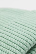 H&M - Rib-knit cotton hat mint green - Image 2