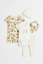 H&M - 5-piece cotton set
