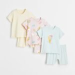 H&M - 3-pack cotton pyjamas