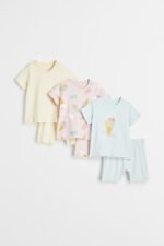 H&M - 3-pack cotton pyjamas