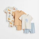 H&M - 3-pack cotton pyjamas