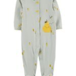 Carters - Baby Pear Snap-Up Cotton Sleep & Play Pajamas