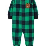 Carters - Baby Bear Snap-Up Fleece Sleep & Play Pajamas