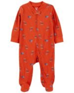 Carters - Construction 2-Way Zip Cotton Blend Sleeper Pyjamas
