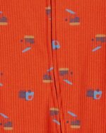 Carters - Construction 2-Way Zip Cotton Blend Sleeper Pyjamas - Image 2