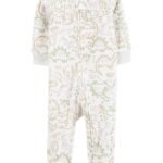 Carters - Dinosaur Zip-Up Fleece Sleeper Pyjamas