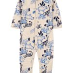 Carters - Safari Snap-Up Cotton Sleeper Pyjamas
