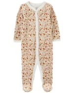 Carters - Floral Snap-Up Thermal Sleeper Pyjamas - Image 2