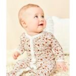 Carters - Floral Snap-Up Thermal Sleeper Pyjamas