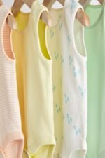 Next - Multi Baby 4 Pack Panda Character Vest Bodysuits - Image 5