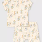Sainsbury's Tu clothing - Peter Rabbit Cream Character Print Pyjamas