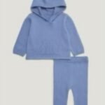 Matalan - Baby Blue Knitted Hoodie & Leggings Set