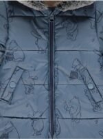 George - Disney Winnie The Pooh Navy Hooded Snowsuit - Image 3