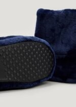 Matalan - Kids Navy Snuggle Mule Slippers - Image 3