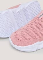 Matalan - Girls Pink Sparkle Sock Trainers - Image 2