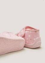 Matalan - Girls Pink Rabbit Ballerina Slippers - Image 2